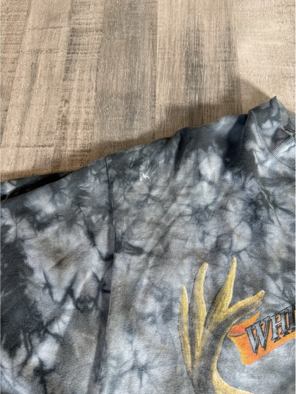 Vintage Liquid Blue 2000 Nature White Tail Deer T Shirt Mens Large AOP Tie Dye - Picture 8 of 9